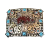 NCAA Licensed Arkansas Razorbacks Belt Buckle
