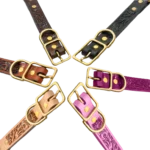 Andalusia Hand-Tooled Leather Collar for dogs